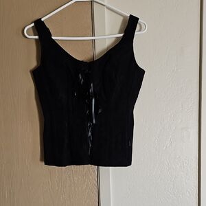 Tripp NYC Black Corset Top - Small